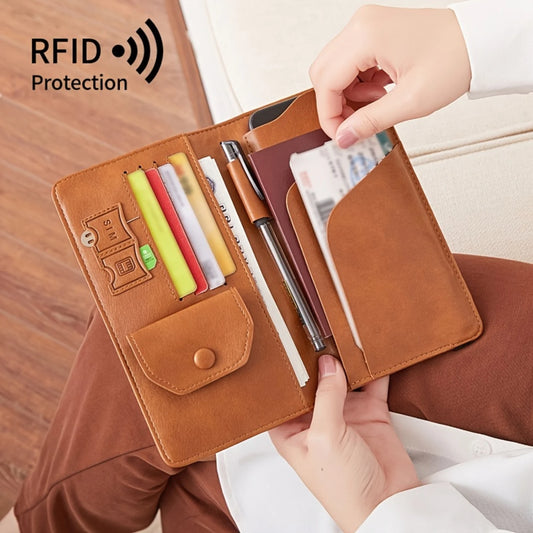 RFID Blocking Travel Wallet